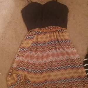 strapless summer dress